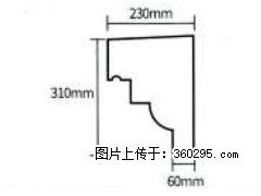 产品分解图型 - 檐口线，型号：SX311-YK-3，规格：230x310mm(3) - 香港三象EPS建材 hk.sx311.cc